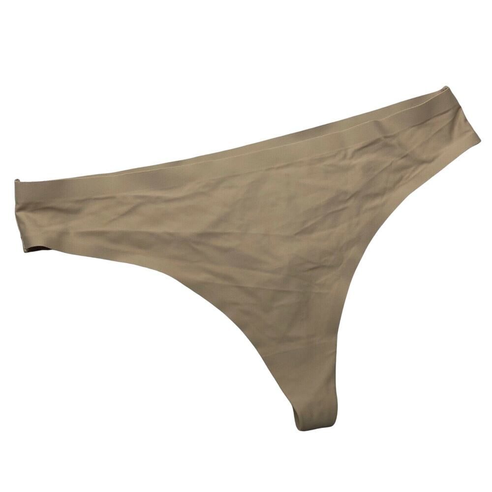 NEW Honeydew Intimates Thong Bikini Panty Nude Beige Size Medium
